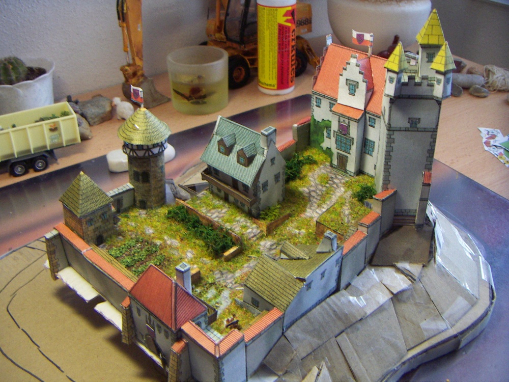 Gotický hrad (Plná velikost v novém okně) Gotický hrad
