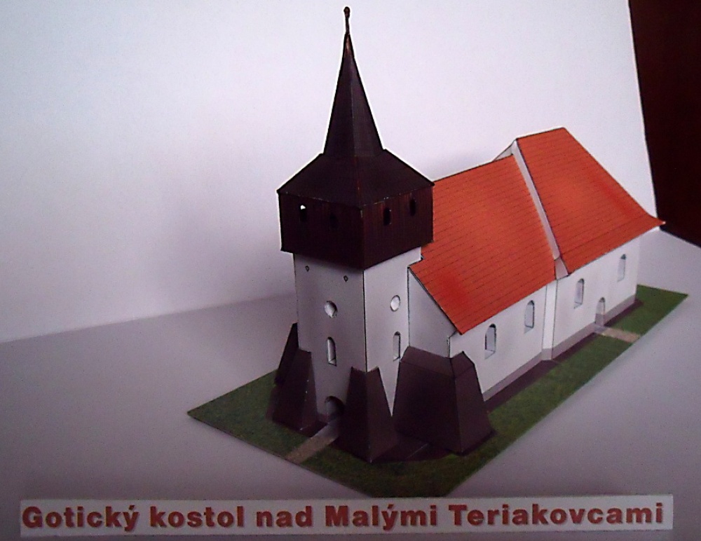 Gotický kostol nad Malými Teriakovcami, Slovensko (Plnďż˝ velikost v novďż˝m oknďż˝) Gotický kostol nad Malými Teriakovcami, Slovensko
