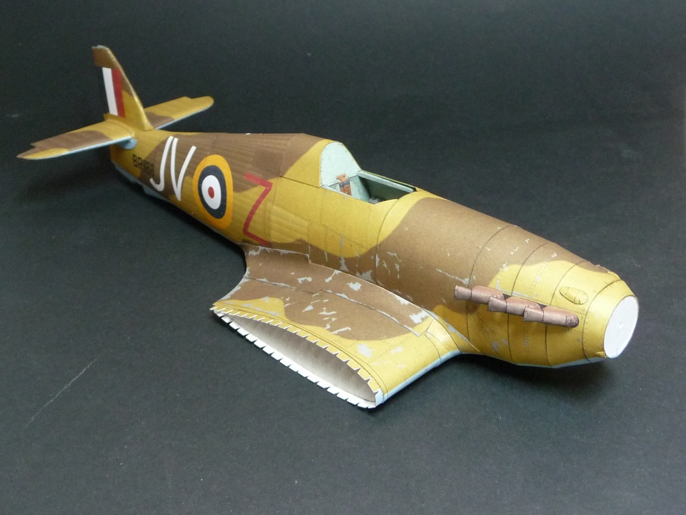 Hawker Hurricane Mk. IID (Plná velikost v novém okně) Hawker Hurricane Mk. IID