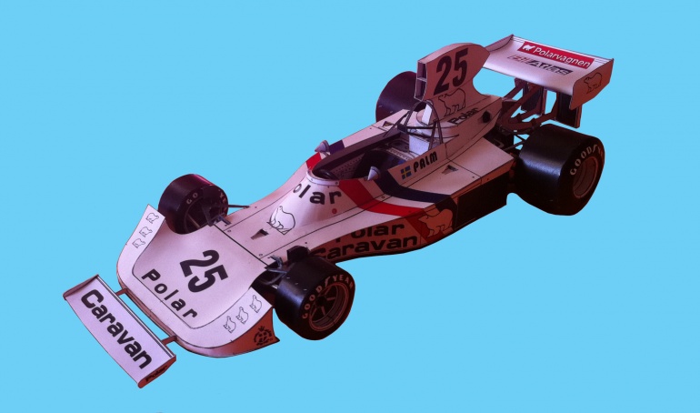 Hesketh 308 B ,1975 , Monaco GP , Torsten Palm
