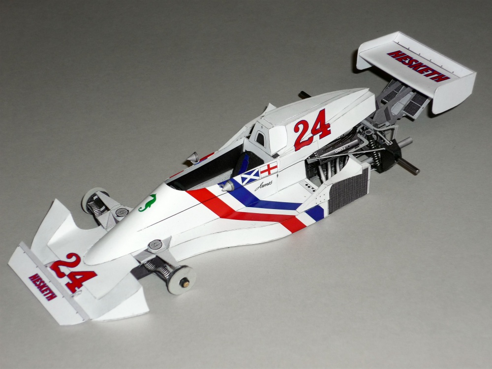 Hesketh 308C - James Hunt - GP USA 1975 (Plná velikost v novém okně) Hesketh 308C - James Hunt - GP USA 1975