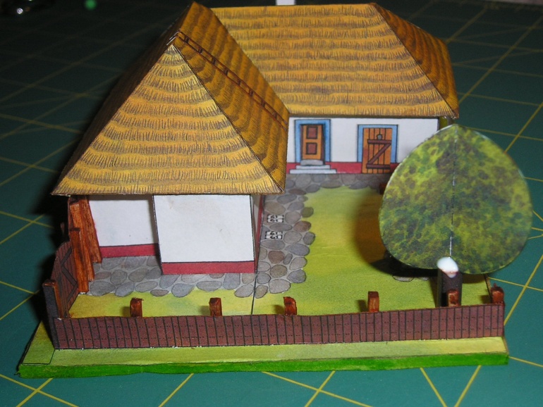 Hliněný dům z Moravy (Plná velikost v novém okně) Hliněný dům z Moravy