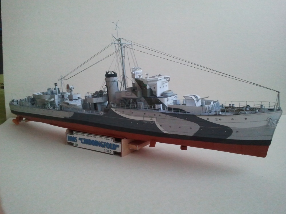 HMS CHIDDINGFOLD HUNT II (Plná velikost v novém okně) HMS CHIDDINGFOLD HUNT II