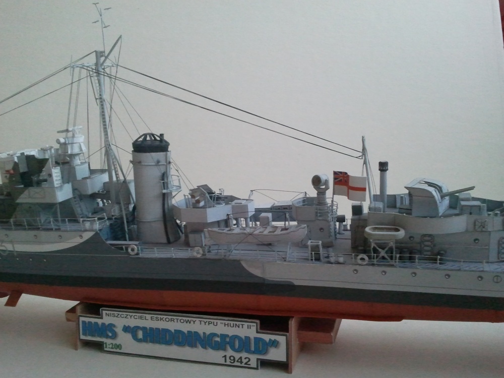 HMS CHIDDINGFOLD HUNT II (Plná velikost v novém okně) HMS CHIDDINGFOLD HUNT II