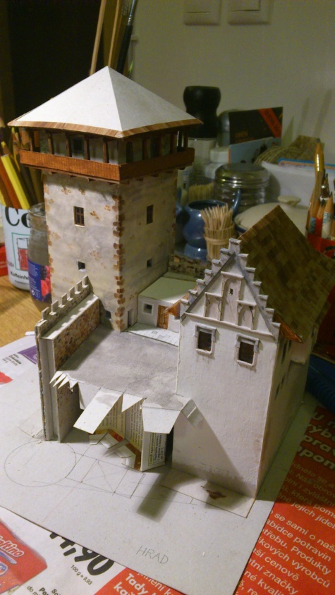 Hrad pro modelové kolejiště Hrad pro modelové kolejiště