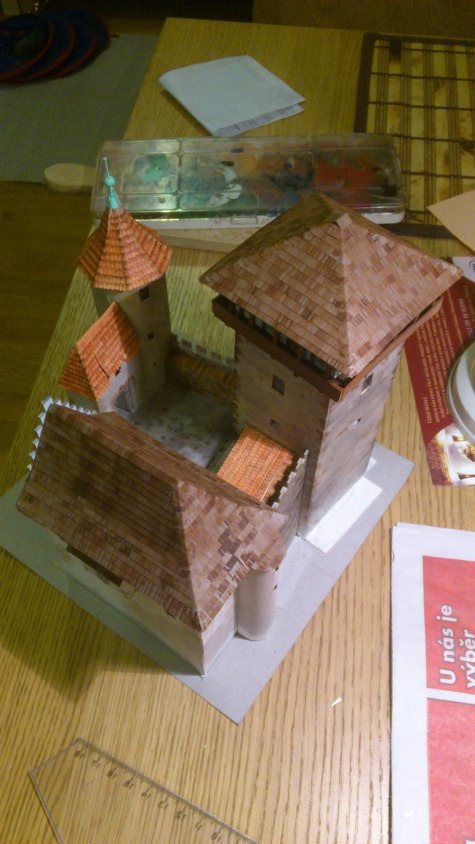 Hrad pro modelové kolejiště Hrad pro modelové kolejiště