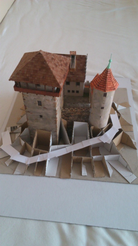Hrad pro modelové kolejiště Hrad pro modelové kolejiště