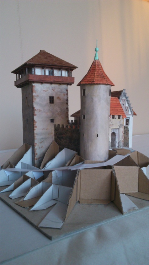 Hrad pro modelové kolejiště Hrad pro modelové kolejiště