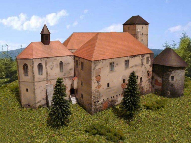 HRAD ŠVIHOV (Plná velikost v novém okně) HRAD ŠVIHOV
