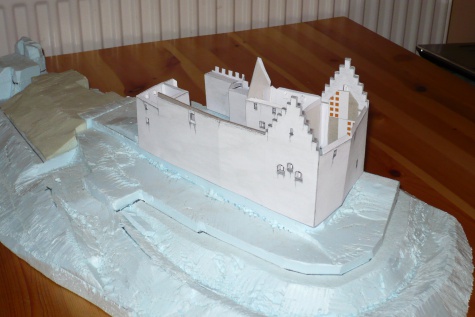 hrad Buben v 15. století hrad Buben v 15. století
