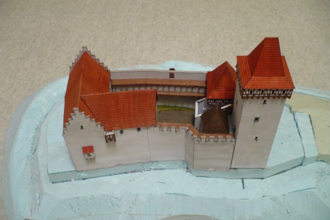 hrad Buben v 15. století hrad Buben v 15. století