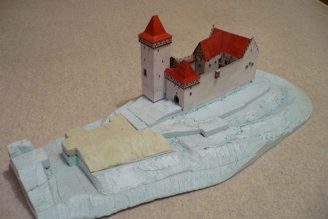 hrad Buben v 15. století hrad Buben v 15. století