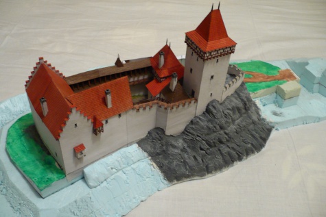 hrad Buben v 15. století hrad Buben v 15. století