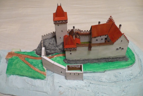 hrad Buben v 15. století hrad Buben v 15. století