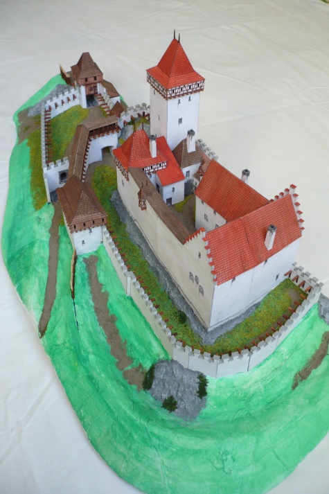 hrad Buben v 15. století hrad Buben v 15. století