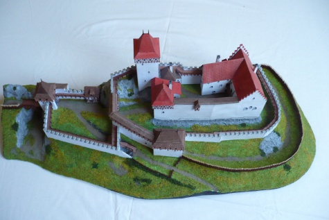 hrad Buben v 15. století hrad Buben v 15. století