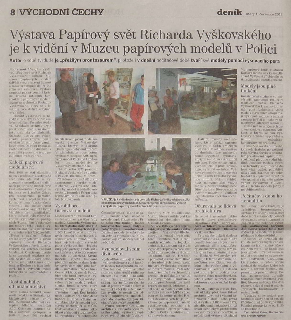 Hradecky_denik - 2014_07_01 - clanek_muzeum (Plná velikost v novém okně) Hradecky_denik - 2014_07_01 - clanek_muzeum