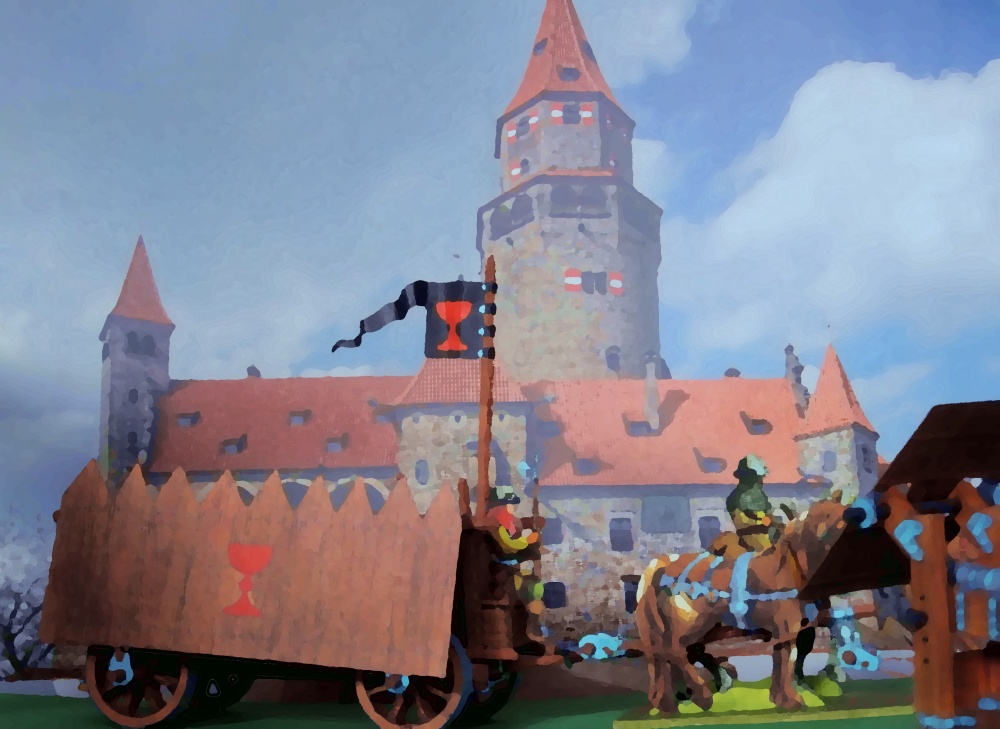 Husitský vůz (Plná velikost v novém okně) Husitský vůz