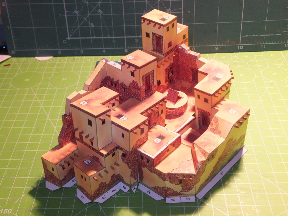 Indiánské pueblo (Plná velikost v novém okně) Indiánské pueblo