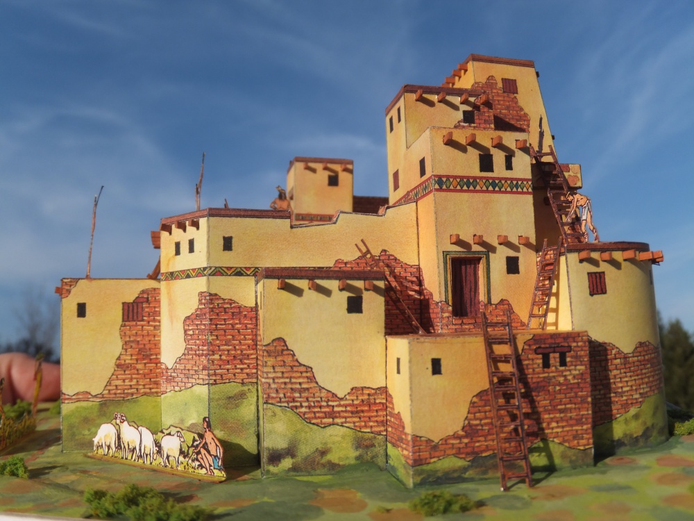 Indiánské pueblo (Plná velikost v novém okně) Indiánské pueblo