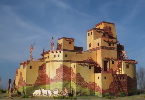 Indiánské pueblo Indiánské pueblo