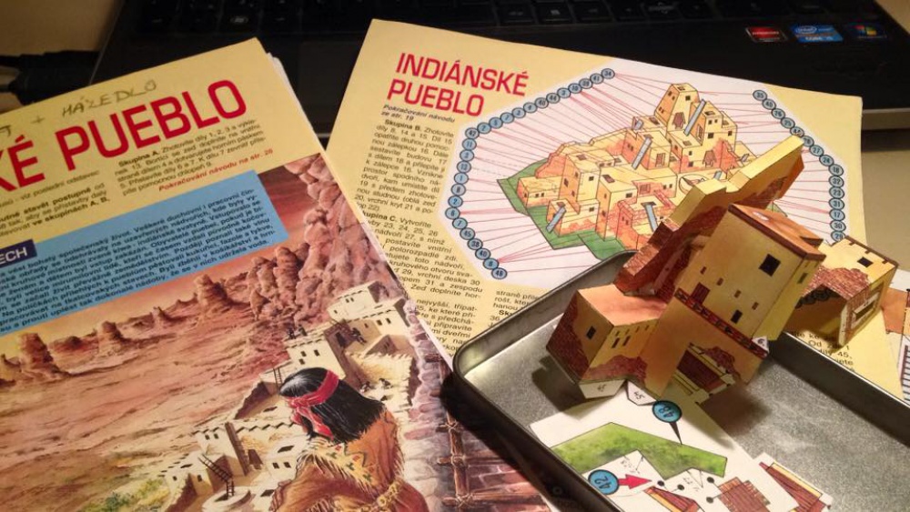 Indiánské pueblo (Plná velikost v novém okně) Indiánské pueblo