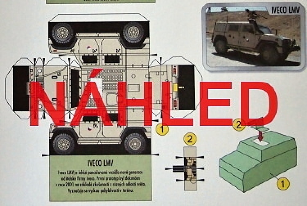 Iveco LMV 1/72 (Plná velikost v novém okně) Iveco LMV 1/72