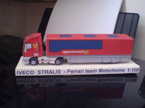 IVECO STRALIS FERRARI team Motorhome IVECO STRALIS FERRARI team Motorhome