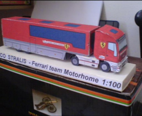 IVECO STRALIS FERRARI team Motorhome