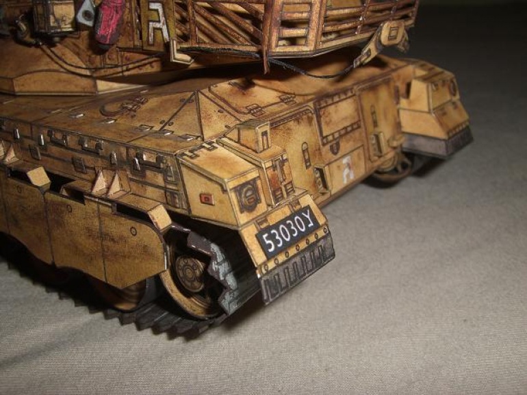 Izraelský tank merkava (Plná velikost v novém okně) Izraelský tank merkava