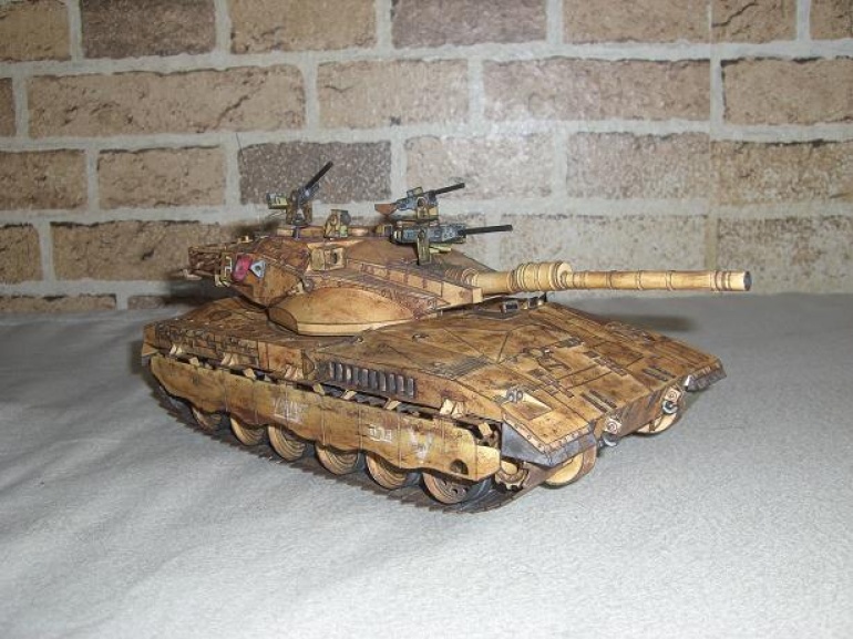Izraelský tank merkava (Plná velikost v novém okně) Izraelský tank merkava
