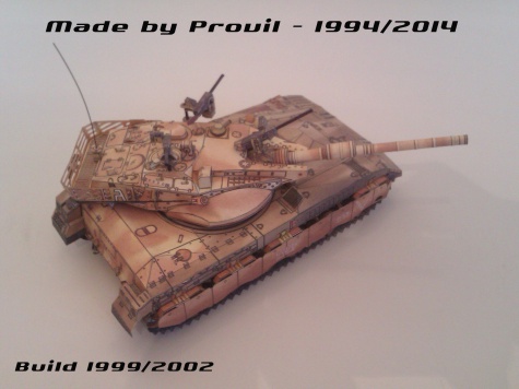 Izraelský bitevní tank Merkava II Izraelský bitevní tank Merkava II