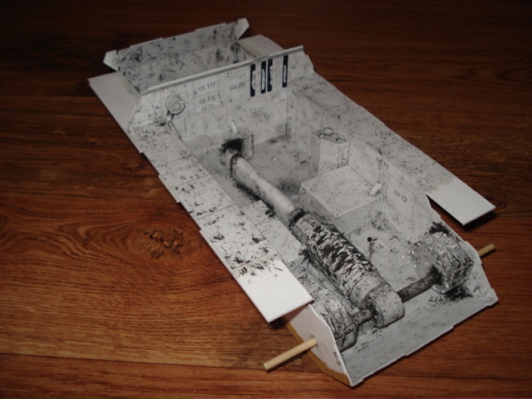 Jagdpanzer IV Ausf. F (Plná velikost v novém okně) Jagdpanzer IV Ausf. F