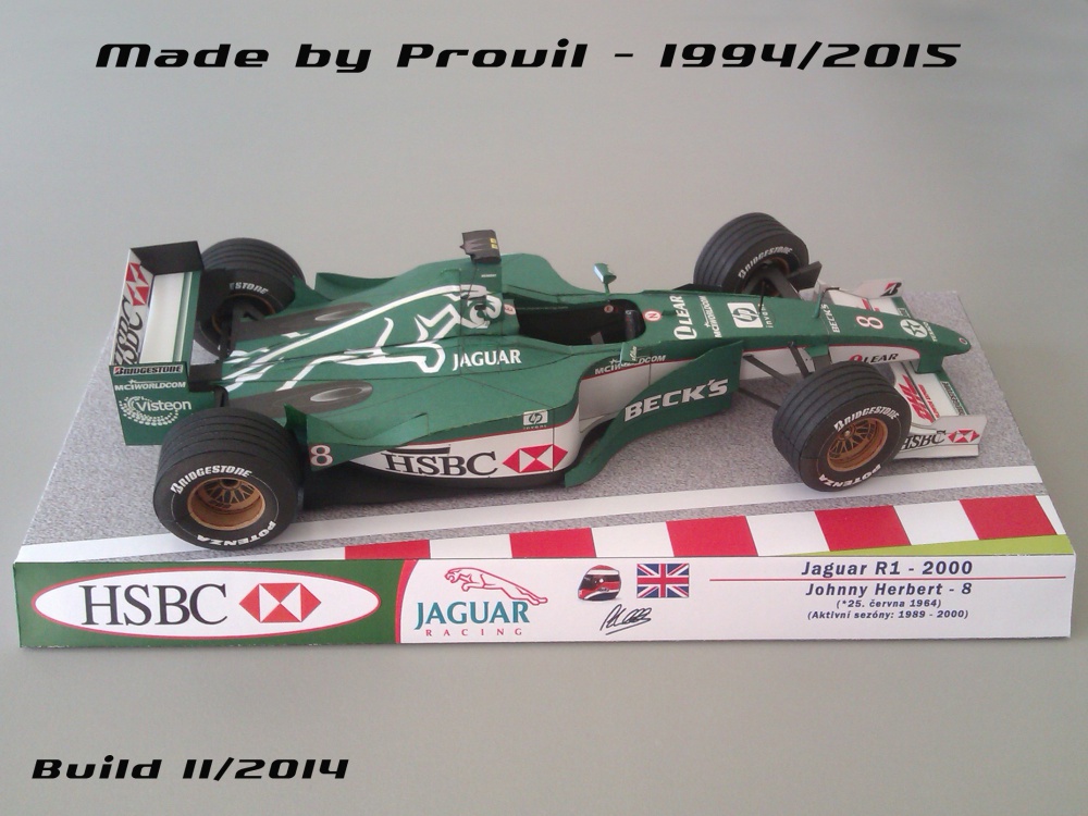 Jaguar R1 - (8) Johnny Herbert (Plná velikost v novém okně) Jaguar R1 - (8) Johnny Herbert