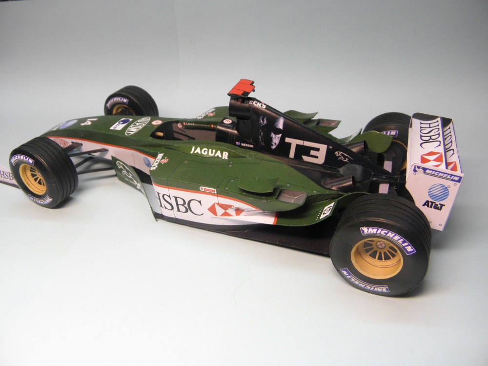 Jaguar R4, 2003, M. Webber, GP Anglie (Plná velikost v novém okně) Jaguar R4, 2003, M. Webber, GP Anglie