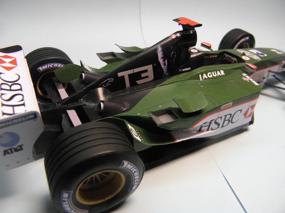 Jaguar R4, 2003, M. Webber, GP Anglie (Plná velikost v novém okně) Jaguar R4, 2003, M. Webber, GP Anglie