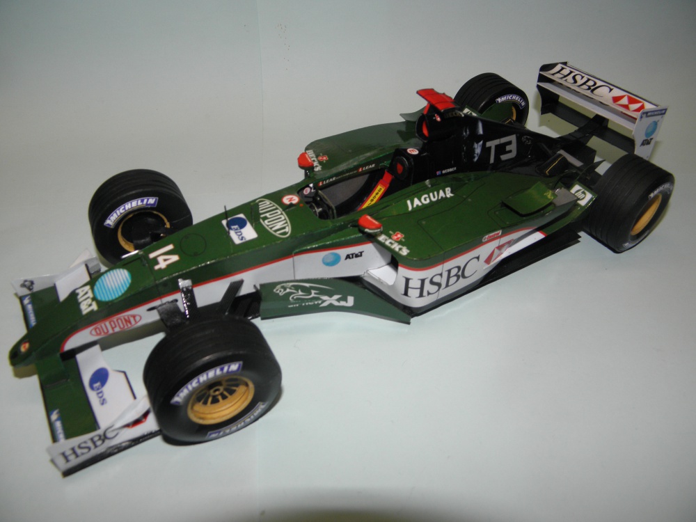 Jaguar R4, 2003, M. Webber, GP Anglie (Plná velikost v novém okně) Jaguar R4, 2003, M. Webber, GP Anglie
