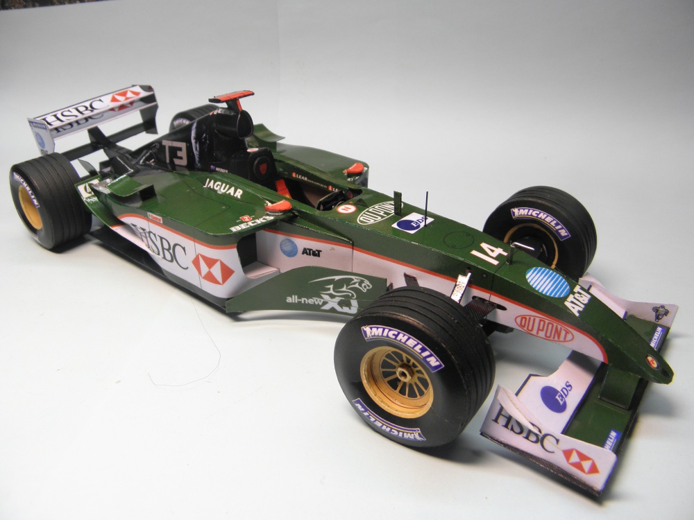 Jaguar R4, 2003, M. Webber, GP Anglie (Pln� velikost v nov�m okn�) Jaguar R4, 2003, M. Webber, GP Anglie