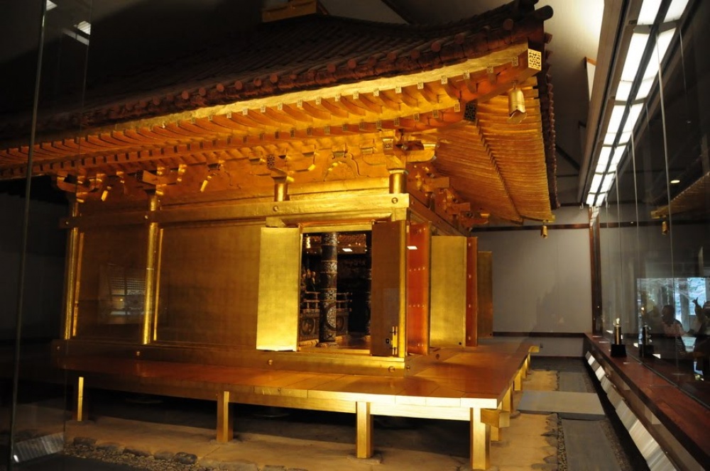 Japan Chuson-ji Temple Konjiki-do (Golden Hall)