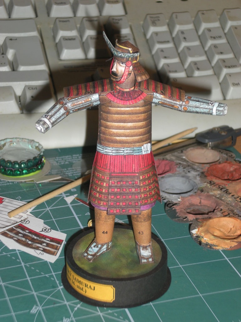 Japonský samuraj (Plná velikost v novém okně) Japonský samuraj