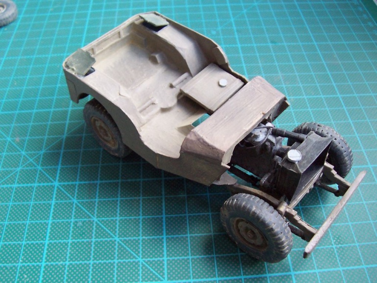 Jeep Willys Nemecko, Torgau 25. apríl 1945 (Plná velikost v novém okně) Jeep Willys Nemecko, Torgau 25. apríl 1945