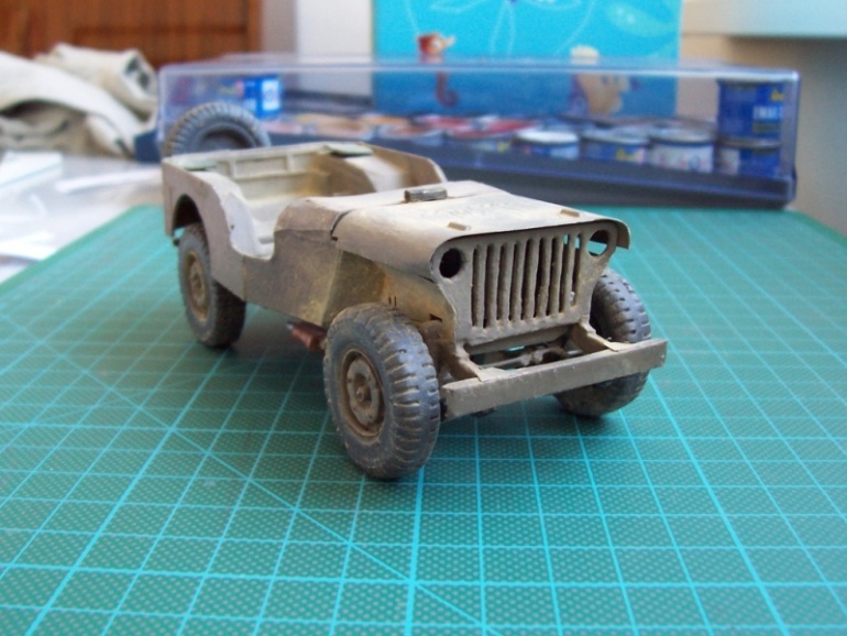 Jeep Willys Nemecko, Torgau 25. apríl 1945 (Plná velikost v novém okně) Jeep Willys Nemecko, Torgau 25. apríl 1945