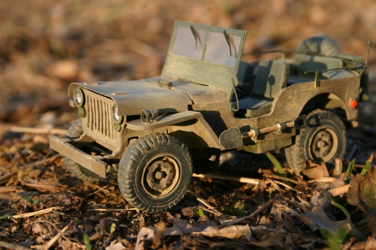 Jeep Willys Nemecko, Torgau 25. apríl 1945 (Plná velikost v novém okně) Jeep Willys Nemecko, Torgau 25. apríl 1945