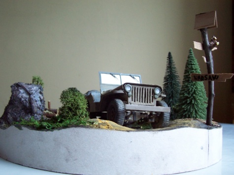Jeep Willys                                        Nemecko, Torgau 25. apr�l 1945