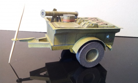 Jeep Williys MB s přívěsem Jeep Williys MB s přívěsem