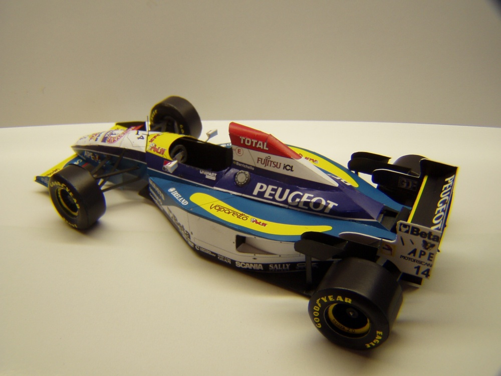 Jordan 195, 1995, R. Barrichello (Plná velikost v novém okně) Jordan 195, 1995, R. Barrichello