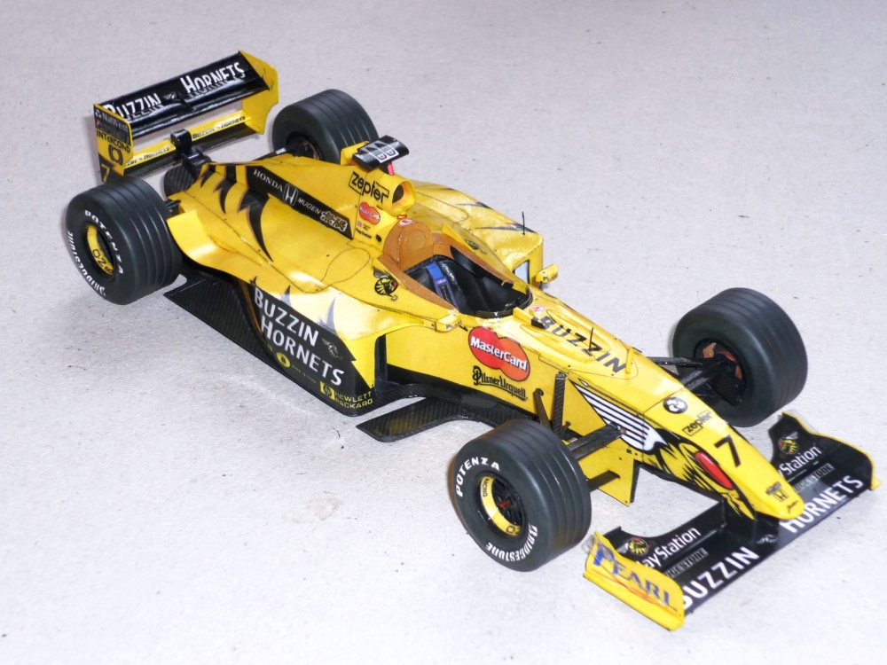 Jordan 199 - Damon Hill - GP Belgie 1999 (Plná velikost v novém okně) Jordan 199 - Damon Hill - GP Belgie 1999