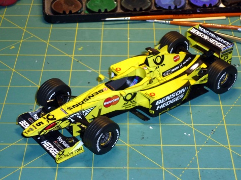 Jordan EJ 10 - Heinz Harald Frentzen - 2000 - 24hod. Jordan EJ 10 - Heinz Harald Frentzen - 2000 - 24hod.