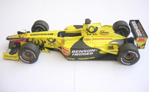 Jordan EJ11, 2001 Heinz-Harald Frentzen Jordan EJ11, 2001 Heinz-Harald Frentzen