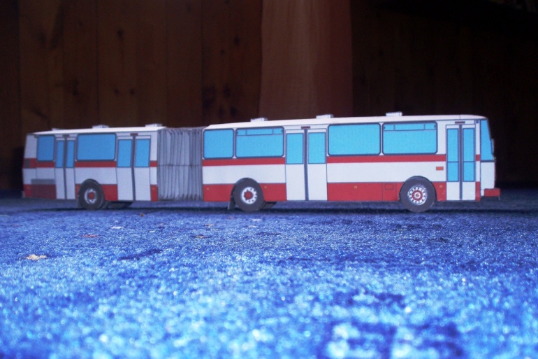 KLOUBOVÝ AUTOBUS KAROSA B 741 (Plná velikost v novém okně) KLOUBOVÝ AUTOBUS KAROSA B 741